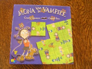 2001 Jouets Bj Toys Mona The Vampire Crazy Scramble Squares Puzzle Brain Teaser