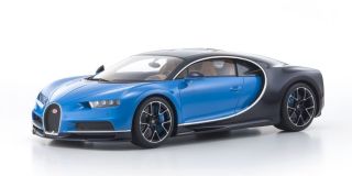 Kyosho Resin 1/12 - Bugatti Chiron Blue / Dark Blue Ksr08664bl