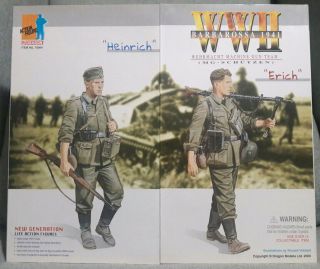 Dragon 1/6 Wehrmacht Machine Gun Team,  Heinrich,  Erich [barbarossa 1941] 70004