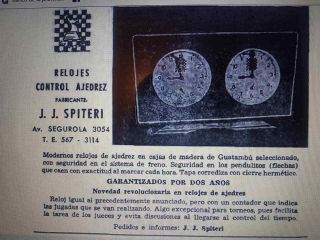 Vintage chess clock timer J.  J.  Spiteri 6