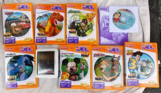 Fisher Price Ixl With 8 Games Batman Cars Green Lantern Mickey Mouse & More