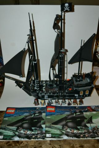 Lego Pirates Of The Caribbean Black Pearl 4184 Includes All Minifigs,  & Extra