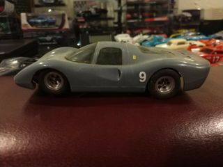 Rare Vintage K&b Aurora Ferrari Slot Car 1/32 Scale Grey