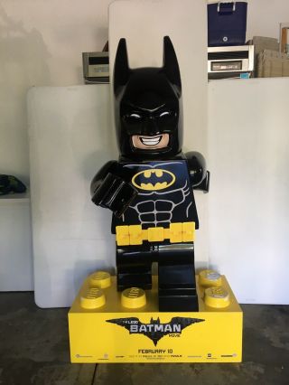 Lego Batman Movie Theater Promotional Life Size Batman Mini Figure