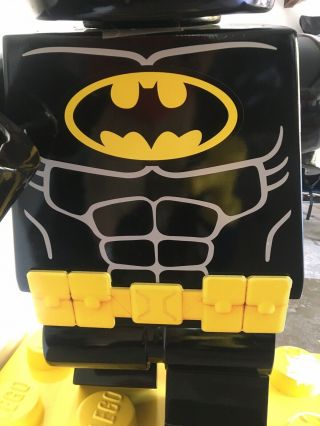 Lego Batman Movie Theater Promotional Life Size Batman Mini Figure 4