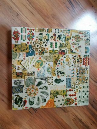 Vintage Springbok Puzzle Dealers Delight Antique Playing Cards Hallmark 500,