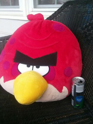 Giant Jumbo Big Red Angry Birds Stuffed Plush Pillow No Sound 2