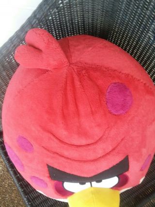 Giant Jumbo Big Red Angry Birds Stuffed Plush Pillow No Sound 3