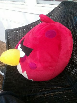 Giant Jumbo Big Red Angry Birds Stuffed Plush Pillow No Sound 4