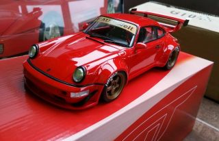 1/18 Gt Spirit Porsche 911 964 Rwb Rauh - Welt Begriff Red Gt083