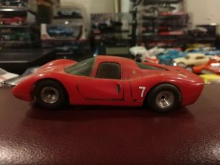 Rare Vintage K&b Aurora Ferrari Slot Car 1/32 Scale Red