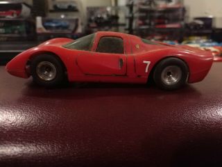 Rare Vintage K&B Aurora Ferrari Slot Car 1/32 Scale Red 2