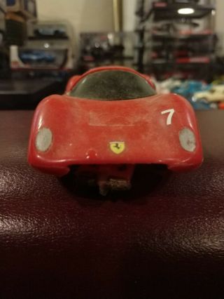 Rare Vintage K&B Aurora Ferrari Slot Car 1/32 Scale Red 3