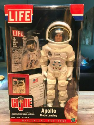 2002 Gi Joe Time Life Apollo Moon Landing 12 " Action Figure Toy Astronaut Nisb