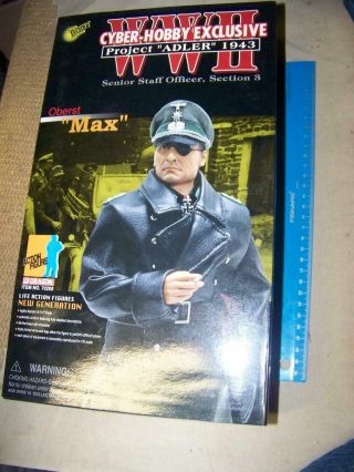 1/th Dragon Models Cyber - Hobby 1/6 Scale 12 " Wwii German Officer Oberst Max Nrfb