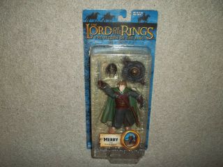 Lord Of The Rings Return Of The King Merry With Rohan Armor Toy Biz 2004 Nip