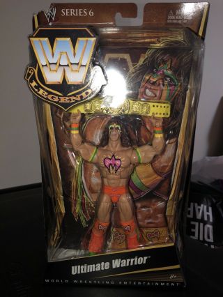 Ultimate Warrior Wwf Legends Series 6 Rare 2011 Mattel Wwe