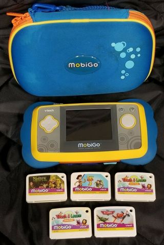 Vtech Mobigo Touch Learning System - & 5 Games