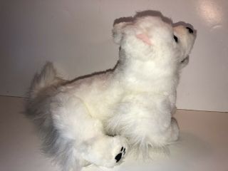Katy Co White Samoyed American Eskimo Spitz Jointed Plush Dog Stuffed 2