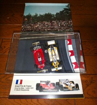 1/43 Ferrari 312t4 Villeneuve & Renault Rs10 /12 1979 French Gp " Duel " By Brumm