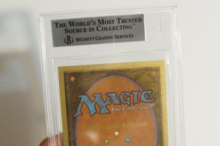 MTG : Magic the Gathering Collector ' s Edition Underground Sea BGS 8.  5 NM 5