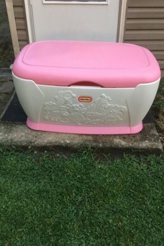 Pink Little Tikes Toy Box