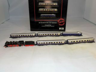 Z Scale Marklin 8133 Rheingold Passenger Car Set With Pacific Express Locomotive