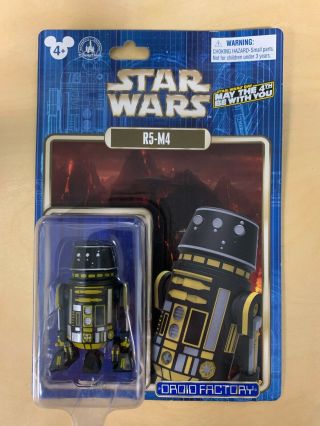 Disney Parks Star Wars Droid Factory R5 - M4 - On Card
