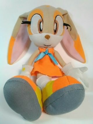 2009 Sonic The Hedgehog Cream The Rabbit 15 " Plushie Stuffed Toy No Tag