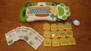 Leapfrog Click Start My First Computer System W/12 Games 100 W/ Charger& System