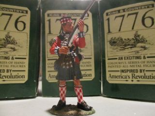 King & Country Br026 Awi Highlander Standing At The Ready