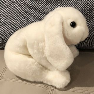 Animal Alley Bunny Rabbit White Realistic Toys R Us Plush Animal