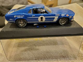 Scalextric 1969 Ford Mustang Boss 302 1 Peter Revson Slot Car