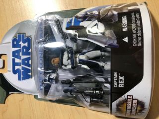 Hasbro Captain Rex With Firing Missile Launcher - Star Wars: The Clone Wars.