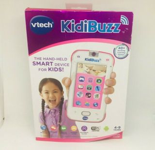 Vtech Kidibuzz Hand - Held Smart Device Toy Phone For Kids Video Tablet - Pink