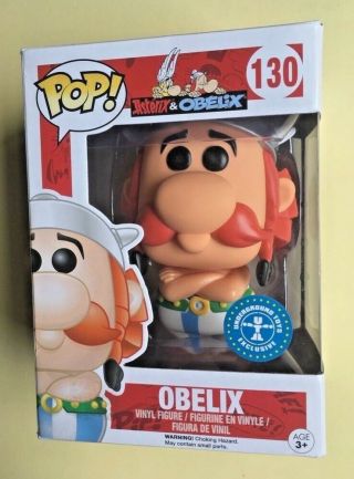 Funko - Figurine Asterix Et Obelix - Obelix Pop 130 Exclusive
