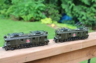 Gn Great Northern Nickel Plate Brass Z - 1 Electric Locomotives 5000 & 5002 Facpnt