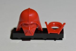 Lego Red Prototype Darth Vaders Helmet (Very Rare) 2