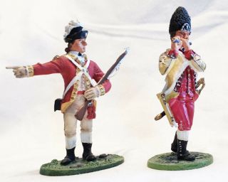 American Revolutionary War 17350 Battle Of Saratoga British 62nd Command Set