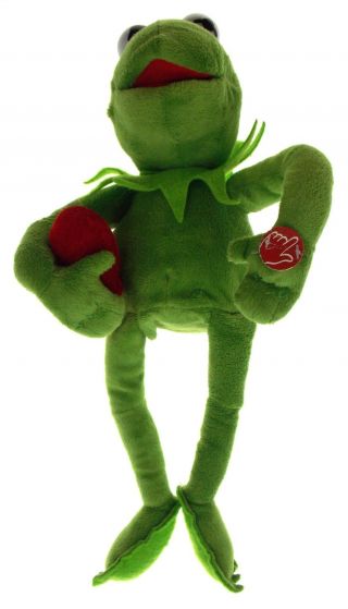Disney Muppets Kermit The Frog Plush Singing Rainbow Connection Heart Talking 2