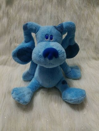 Ty Blues Clues Beanie Buddies Blue Dog Plush 10 " Stuffed Toy 2006
