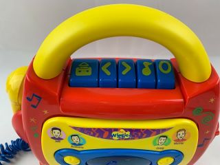 The Wiggles Cassette Tape Player Recorder Microphone Sing - a - Long Model 24098 3