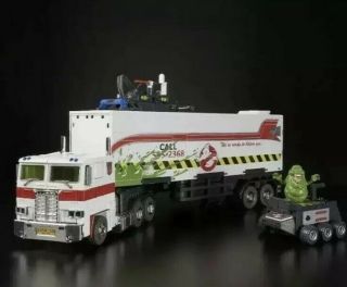 Sdcc 2019 Hasbro Transformers & Ghostbusters Ectotron (optimus Prime) & Backpack