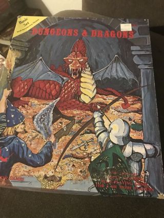 Dungeons And Dragons Basic Set 1001 Tsr 1978 3rd Edition