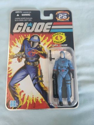 G.  I.  Joe 25th Anniversary Cobra Commander (tuumb Nail) Foil Card Action Figure
