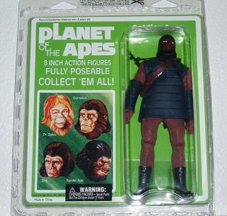 Planet Of The Apes 8 " Retro Mego Soldier Ape Figure
