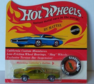 Hot Wheels Redline Custom Dodge Charger Lime/yellow In The Package Bp