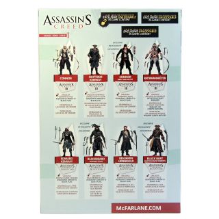 Mcfarlane Assassin ' s Creed Golden Age of Piracy Pirate 3 Pack Set Figures 3