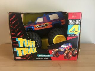 Rare Vtg 1989 Micro Machines Tuff Trax Mondo Monster Truck Battery Power