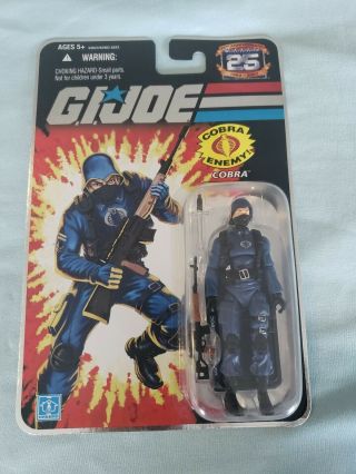 Hasbro G.  I.  Joe 25th Anniversary The Enemy Officer Foil Card Action Figure